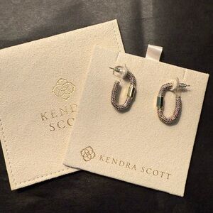Kendra Scott Emery Gold Hoop Earrings in Multi Mix